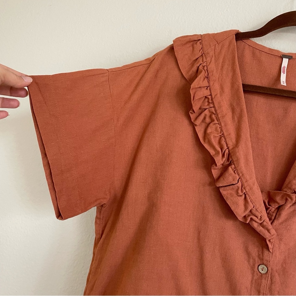 Free People Endless Summer The Simple Pleasures‎ Shirt Top Size M - Picture 7 of 10